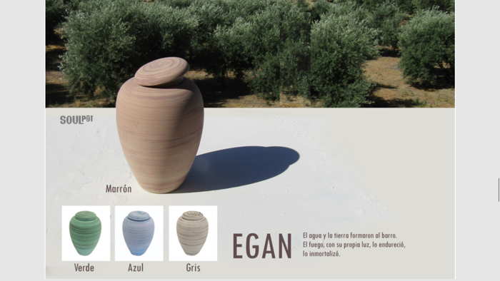 Urna funeraria Bio Egan